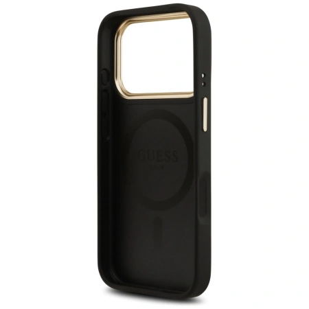 GUESS ETUI 4G PU CLASSIC LOGO MAGSAFE DO IPHONE 17 PRO LUKSUSOWA OCHRONA