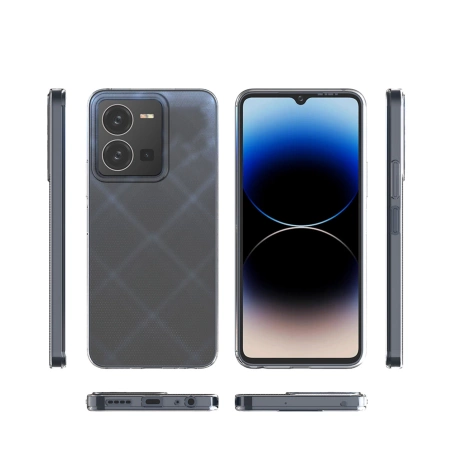 Ultra Clear 0.5mm etui do Vivo Y35 / Vivo Y22 / Vivo Y22s cienki pokrowiec przezroczyste