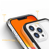 Clear 3in1 etui iPhone 14 Pro Max silikonowy pokrowiec z ramką czerwone