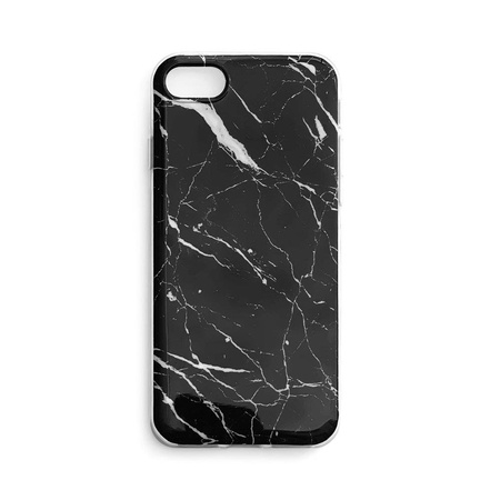 Wozinsky Marble żelowe etui pokrowiec marmur Xiaomi Redmi 8A czarny