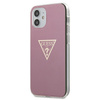 Guess GUHCP12SPCUMPTPI iPhone 12 mini 5,4" różowy/pink hardcase Metallic Collection