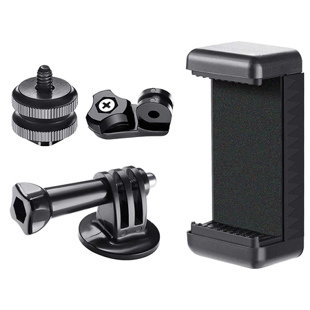 HURTEL UCHWYT NA TELEFON KAMERĘ SPORTOWĄ Z ADAPTEREM DO KAMERY GOPRO 6 7 8