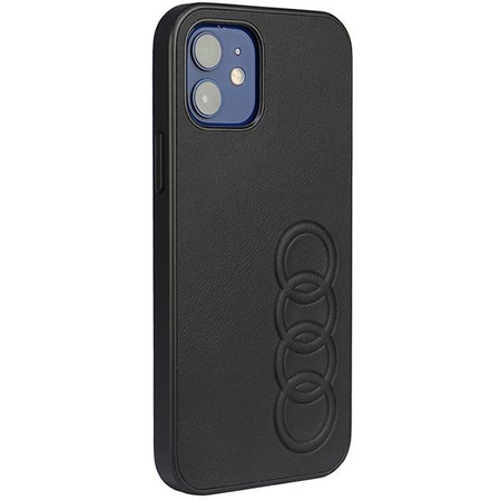 Etui Audi Synthetic Leather na iPhone 11 Pro 5.8" - czarne AU-TPUPCIP11-TT/D1-BK