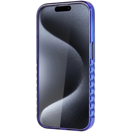 Etui Audi IML Big Logo MagSafe na iPhone 15 Pro - niebieskie