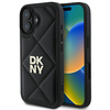 DKNY ETUI HARDCASE QUILTED STACK LOGO DO IPHONE 16 6.1 WZÓR W KRATKĘ Z LOGO