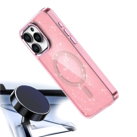 HURTEL ETUI GLITTER CASE DO IPHONE 16 PRO MAX DO MAGSAFE MAGNETYCZNY