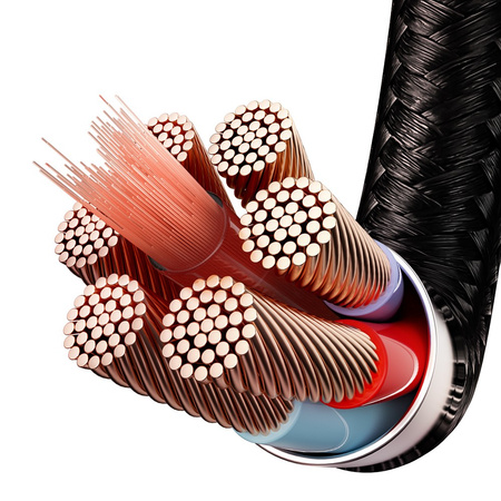 Mcdodo Phone cable Fast charging Angle 90°, LED, USB-C PD 2m black 60W