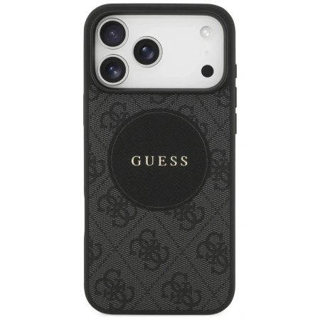 GUESS ETUI 4G CIRCLE CLASSIC LOGO MAGSAFE DO IPHONE 17 PRO MAX LUKSUSOWA