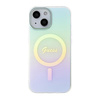 Guess GUHMP15SHITSQ iPhone 15 6.1" turkusowy/turquoise hardcase IML Iridescent MagSafe