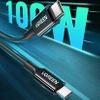 Kabel Ugreen US300 USB-C / USB-C 480Mb/s 5A 2m - czarny