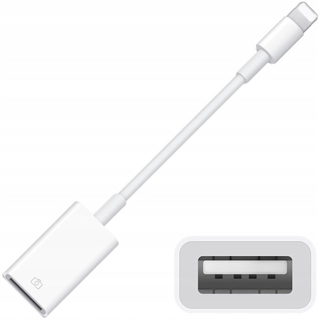 PRZEJŚCIÓWKA ADAPTER USB OTG USB-A KABEL KLAWIATURA PENDRIVE DO IPHONE IPAD