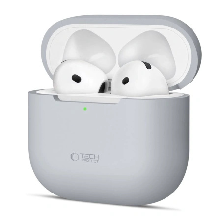 TECH-PROTECT POKROWIEC DO APPLE AIRPODS 4 SILIKONOWE Z OCHRONĄ NA