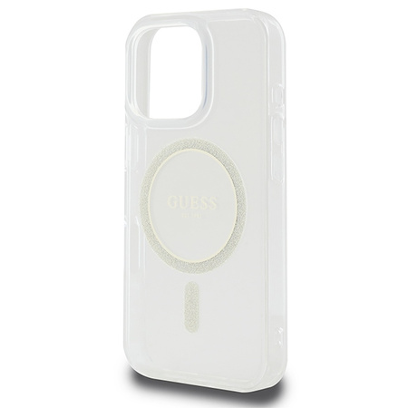 GUESS CASE HARDCASE DO IPHONE 16 PRO MAX 6.9 DO MAGSAFE IML PRZEŹROCZYSTE