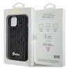 Etui Guess Sequin Script Metal na iPhone 14 / 15 / 13 - czarne