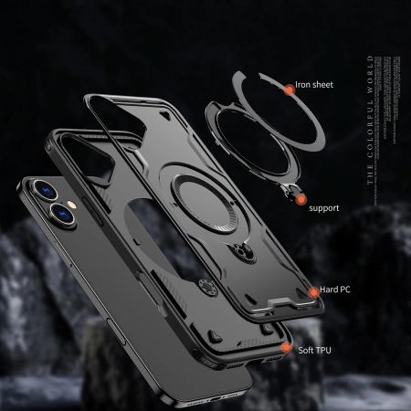 HURTEL ETUI DO IPHONE 16 Z DO MAGSAFE OCHRONA ARMOR DO TELEFONU MAGNETYCZNE