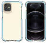 Spring Armor żelowy elastyczny pancerny pokrowiec z kolorową ramką do iPhone 12 Pro niebieski