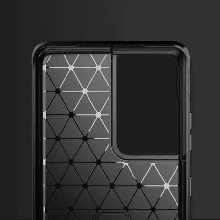 HURTEL ETUI CARBON CASE DO SAMSUNG GALAXY S21 ULTRA 5G ELASTYCZNE POKROWIEC