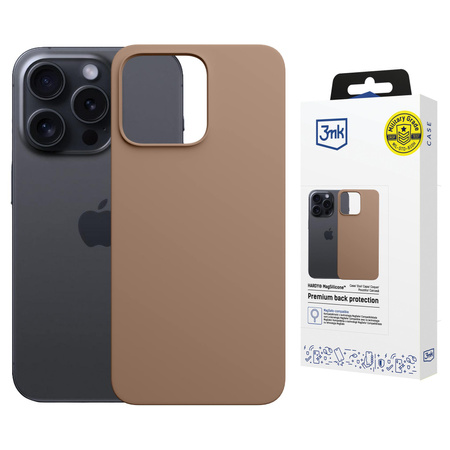 3mk Etui do Apple iPhone 15 Pro Max Hardy MagSilicone Case Dark Gold