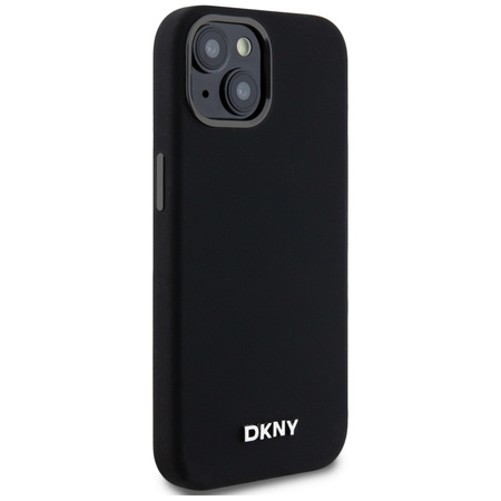 DKNY ETUI DO IPHONE 14 15 13 DO MAGSAFE LIQUID SILICONE Z MAŁYM LOGO