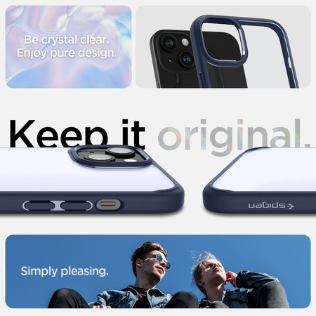 Spigen Ultra Hybrid, navy blue - iPhone 15