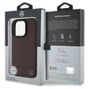 MERCEDES HARDCASE DO IPHONE 16 PRO 6.3 MB WOOD IMITATION LEATHER DO MAGSAFE