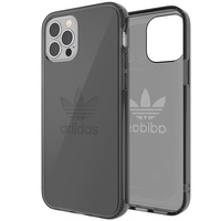 Etui Adidas OR Protective na iPhone 12 / iPhone 12 Pro Clear Case czarny przezroczysty/smokey black 42385