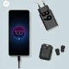 Ładowarka sieciowa Motorola TurboPower   68W USB-C z kablem USB-C do USB-C 1m czarny