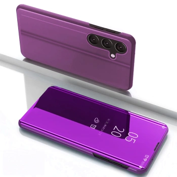 HURTEL ETUI CLEAR VIEW CASE DO SAMSUNG GALAXY S25 Z KLAPKĄ WYSOKIEJ