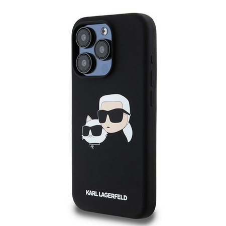 KARL LAGERFELD POKROWIEC DO IPHONE 15 PRO Z DO MAGSAFE SILIKONOWE HARDCASE
