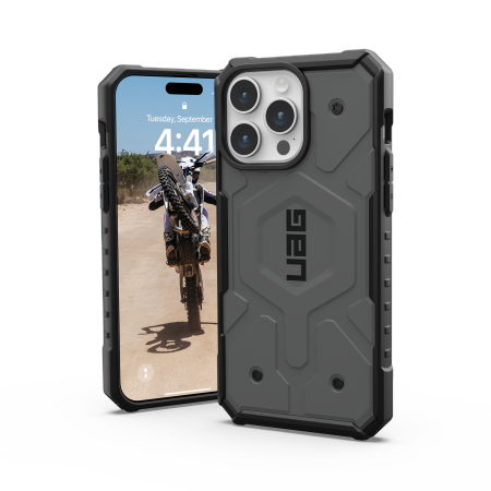 UAG Pathfinder Magsafe - obudowa ochronna do iPhone 15 Pro Max (silver)