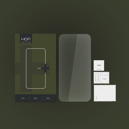 HOFI SZKŁO HARTOWANE GLASS PRO+ DO IPHONE 15 WYSOKA ODPORNOŚĆ NA ZARYSIENIA