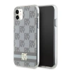 DKNY ETUI HARDCASE DO IPHONE 11 Xr 6.1 IML CHECKERED MONO STRIPES