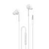 Słuchawki dokanałowe Dudao X3+ przewodowe minijack 3,5mm - białe