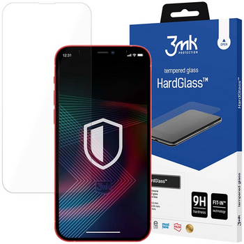 3MK HARDGLASS SZKŁO OCHRONNE DO IPHONE 13 PRO MAX 14 PLUS Z OCHRONĄ