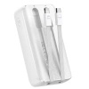 Mini powerbank z wbudowanymi kablami Joyroom JR-PBC07 20000mAh 30W - biały