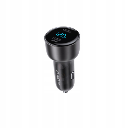 PALPRO SZYBKA ŁADOWARKA SAMOCHODOWA DO TELEFONU LAPTOPA 2X USB-C 12V 60W