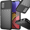 Thunder Case elastyczne pancerne etui pokrowiec Samsung Galaxy A03s czarny