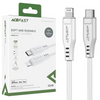 Acefast kabel MFI USB Typ C - Lightning 1,2m, 30W, 3A biały (C3-01 white)