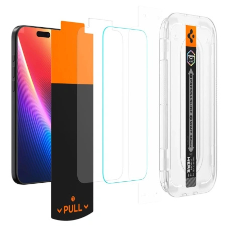 SPIGEN SZKŁO HARTOWANE GLAS.TR EZ FIT PRO DO IPHONE 16 PRO MAX 17 PRO MAX