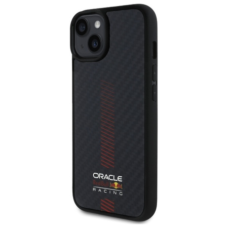 Red Bull RBHMP14S24CFGSMK iPhone 14 6.1 hardcase czarny/black Carbon Fiber Power Bar MagSafe