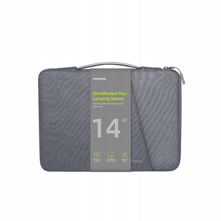 INNOSTYLE TORBA NA LAPTOPA 13 14 WODOODPORNA ETUI OMNIPROTECT PLUS SZARA