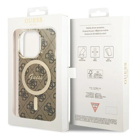 GUESS ETUI IML 4G MAGSAFE DO IPHONE 15 PRO OCHRONNE NA