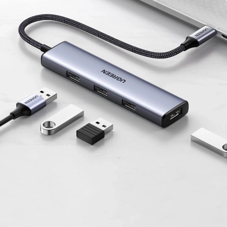 UGREEN HUB 4x USB 3.2 GEN 1 DO KOMPUTERA USB TYP C SZYBKA TRANSMISJA DANYCH