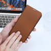 Dux Ducis Skin X2 etui Samsung Galaxy S23+ pokrowiec z klapką portfel podstawka brązowe