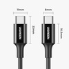 Ugreen kabel przewód USB Typ C (męski) na Typ C (męski) 1 m biały (US300)
