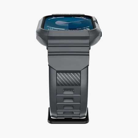 Etui Spigen Rugged Armor Pro na Apple Watch 4 / 5 / 6 / 7 / 8 / 9 / SE (44 / 45 mm) - ciemnoszare
