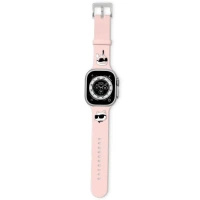 KARL LAGERFELD PASEK DO APPLE WATCH 42/44/45/49MM KARL&CHOUPETTE RUBBER 3D