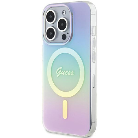GUESS POKROWIEC HARDCASE DO IPHONE 15 PRO MAX 6.7 MAGNETYCZNY IRIDESCENT