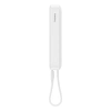 Powerbank Baseus Magnetic Mini MagSafe 10000mAh 20W z wbudowanym kablem Lightning - biały + kabel Baseus Simple Series USB-C - USB-C 60W 0.3m
