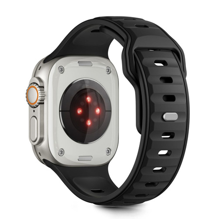 TECH-PROTECT ICONBAND LINE APPLE WATCH 8 / 9 / 10 / 11 / SE / ULTRA (44 / 45 / 46 / 49 MM) BLACK/BLACK
